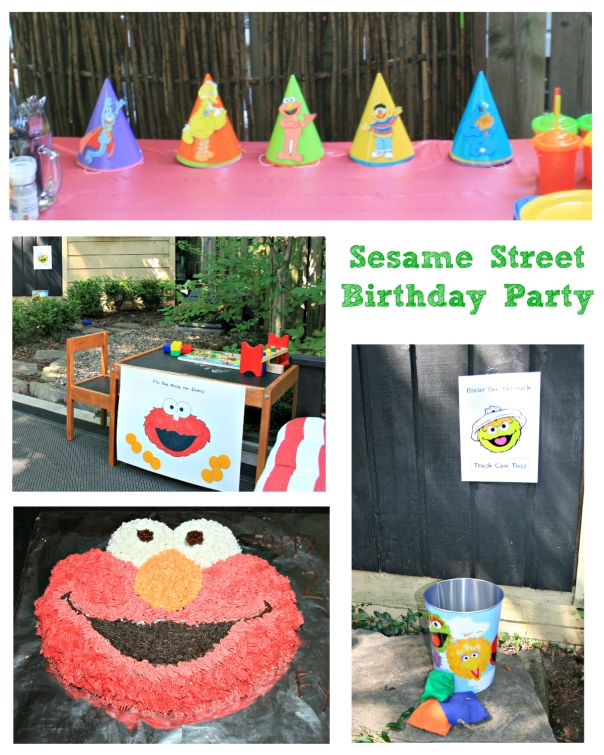 sesame street kids birthday party